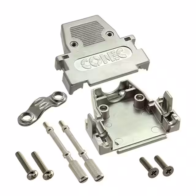 165X10919X Conec  Capots de connecteurs D-Sub en forme de D